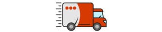 TNT shipping: the delivery truck